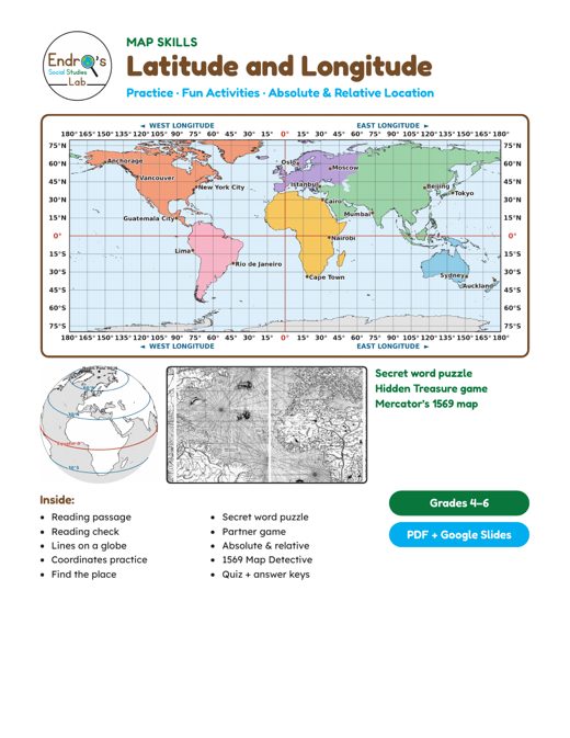 Latitude and Longitude resource cover