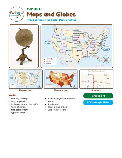 Maps and Globes resource cover
